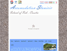 Tablet Screenshot of apartmani-stanicic.net